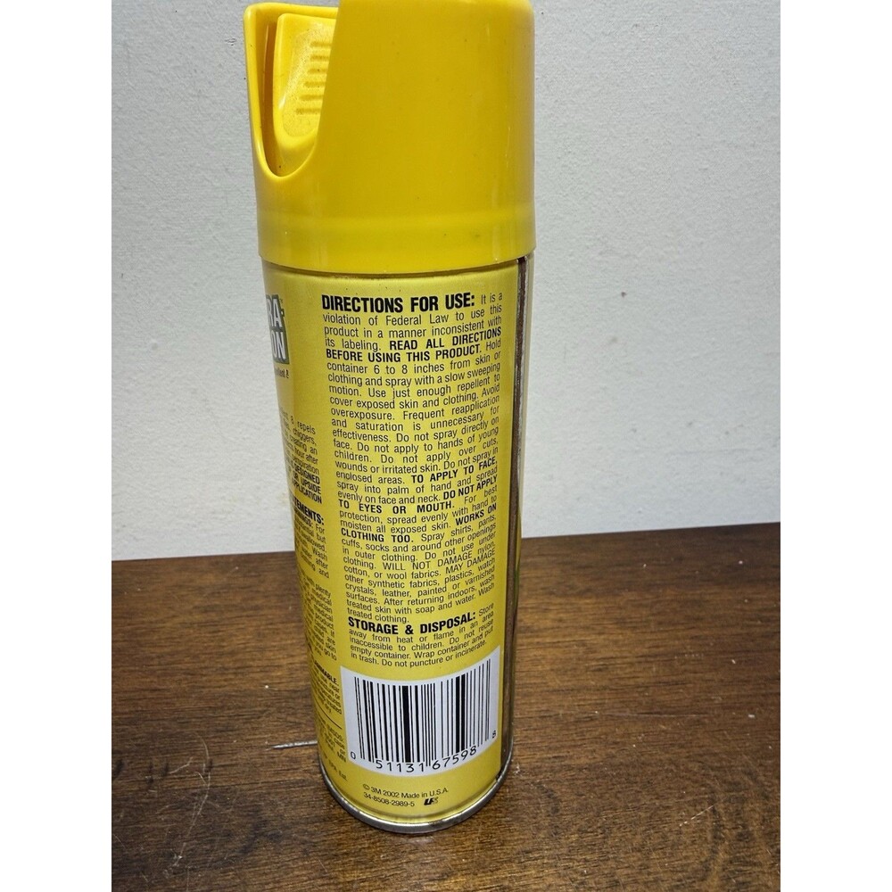 3M Ultrathon 6oz Insect Repellent 8 Hr Protection Vintage NOS - Picture 3 of 5